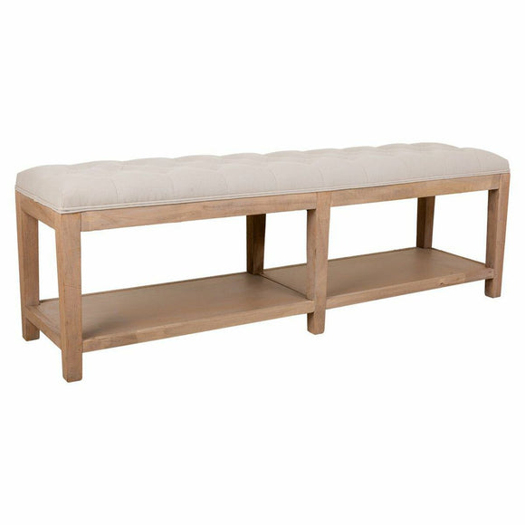 Bench Alexandra House Living Grey Cream 38 x 51 x 150 cm-0