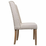 Dining Chair Alexandra House Living Cream 53 x 102 x 53 cm-7