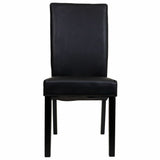 Dining Chair Alexandra House Living Black 48 x 102 x 49 cm-5