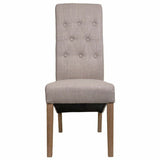 Dining Chair Alexandra House Living Grey 58 x 107 x 44 cm-5