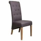 Dining Chair Alexandra House Living Grey 58 x 107 x 44 cm-0