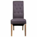 Dining Chair Alexandra House Living Grey 58 x 107 x 44 cm-5