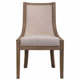 Dining Chair Alexandra House Living Cream 59 x 97 x 54 cm-5