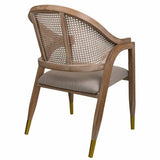 Dining Chair Alexandra House Living Cream 55 x 88 x 59 cm-4