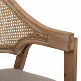 Dining Chair Alexandra House Living Cream 55 x 88 x 59 cm-2