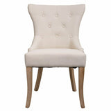 Dining Chair Alexandra House Living Cream 45 x 97 x 52 cm-5