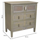 Nightstand Alexandra House Living Green 36 x 70 x 65 cm-5