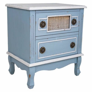 Nightstand Alexandra House Living Blue 36 x 56 x 50 cm-0