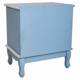 Nightstand Alexandra House Living Blue 36 x 56 x 50 cm-3