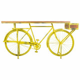 Hall Alexandra House Living Bike Yellow Iron Mango wood 46 x 93 x 187 cm-7