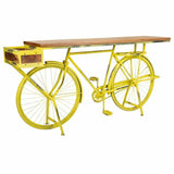 Hall Alexandra House Living Bike Yellow Iron Mango wood 46 x 93 x 187 cm-5