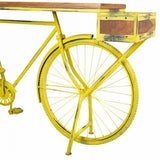 Hall Alexandra House Living Bike Yellow Iron Mango wood 46 x 93 x 187 cm-4