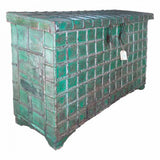 Chest Alexandra House Living Green Iron Acacia Mango wood 43 x 79 x 135 cm-4