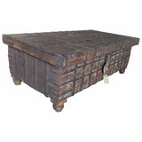 Chest Alexandra House Living Brown Iron Acacia Mango wood 65 x 43 x 119 cm-3