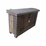 Chest Alexandra House Living Brown Iron Acacia Mango wood 46 x 88 x 136 cm-2