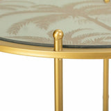 Set of 3 tables Alexandra House Living Gold 53 x 60 x 53 cm-3