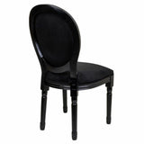 Dining Chair Alexandra House Living Black 46 x 96 x 48 cm-3