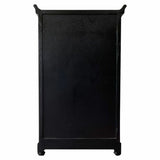 Sideboard Alexandra House Living Black Wood Elm wood 32 x 98 x 55 cm-2