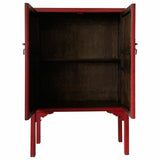 Cupboard Alexandra House Living Red Wood Elm wood 40 x 150 x 100 cm-4