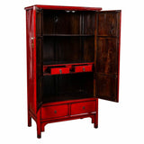 Cupboard Alexandra House Living Red Wood Elm wood 69 x 182 x 101 cm-6