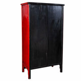 Cupboard Alexandra House Living Red Wood Elm wood 69 x 182 x 101 cm-5