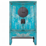 Cupboard Alexandra House Living Blue Wood Elm wood 49 x 172 x 108 cm-8