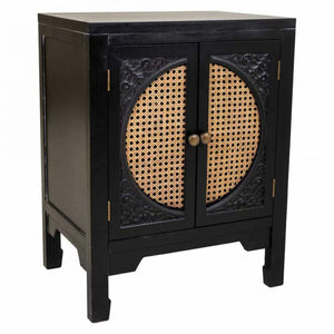 Nightstand Alexandra House Living Black 36 x 65 x 50 cm-0