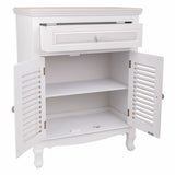 Hall Table with Drawers Alexandra House Living White MDF Wood 30 x 78 x 60 cm-7