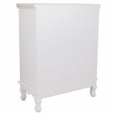 Hall Table with Drawers Alexandra House Living White MDF Wood 30 x 78 x 60 cm-4