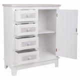 Hall Table with Drawers Alexandra House Living White MDF Wood 32 x 84 x 66 cm-7