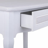 Hall Table with Drawers Alexandra House Living White MDF Wood 40 x 72 x 60 cm-2