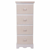 Chest of drawers Alexandra House Living White MDF Wood 26 x 80 x 31 cm-5