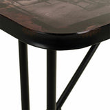 Table Alexandra House Living Black 45 x 75 x 100 cm-3