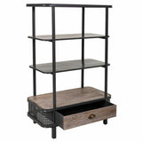 Shelves Alexandra House Living Brown Wood Metal Iron 121 x 40 x 80 cm-6