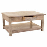 Centre Table Alexandra House Living White Natural Mango wood MDF Wood 60 x 40 x 86 cm-6