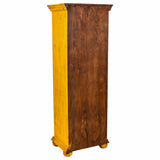 Cupboard Alexandra House Living Yellow Iron Mango wood 40 x 149 x 53 cm-2