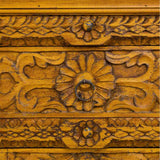 Sideboard Alexandra House Living Yellow Iron Mango wood 45 x 96 x 147 cm-2