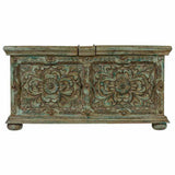 Chest Alexandra House Living Iron Mango wood 100 x 47 x 100 cm-4