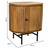 Nightstand Alexandra House Living Brown 40 x 62 x 55 cm-4