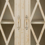 Hall Alexandra House Living White Glass Iron Mango wood 40 x 100 x 90 cm-2