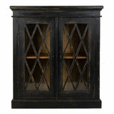 Hall Alexandra House Living Black Glass Iron Mango wood 40 x 100 x 90 cm-5