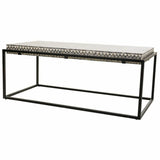 Centre Table Alexandra House Living Grey Metal MDF Wood 60 x 49 x 124 cm-4