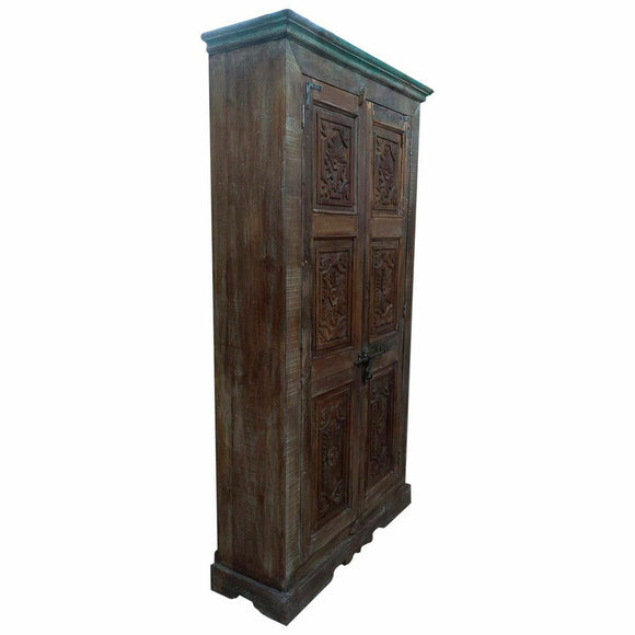 Cupboard Alexandra House Living Brown Recycled Wood 45 x 220 x 122 cm-0