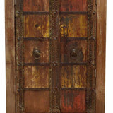 Cupboard Alexandra House Living Brown Recycled Wood 45 x 225 x 105 cm-4