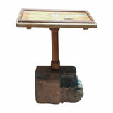 Side table Alexandra House Living Brown Recycled Wood 23 x 49 x 46 cm-4