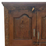 Cupboard Alexandra House Living Brown Recycled Wood 44 x 198 x 121 cm-4