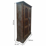 Cupboard Alexandra House Living Brown Recycled Wood 41 x 212 x 124 cm-2