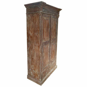 Cupboard Alexandra House Living Brown Recycled Wood 48 x 188 x 102 cm-0