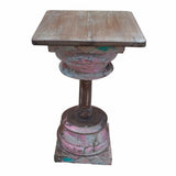 Centre Table Alexandra House Living Brown Recycled Wood 41 x 67 x 41 cm-4