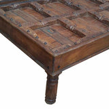 Centre Table Alexandra House Living Brown Recycled Wood 100 x 47 x 170 cm-4